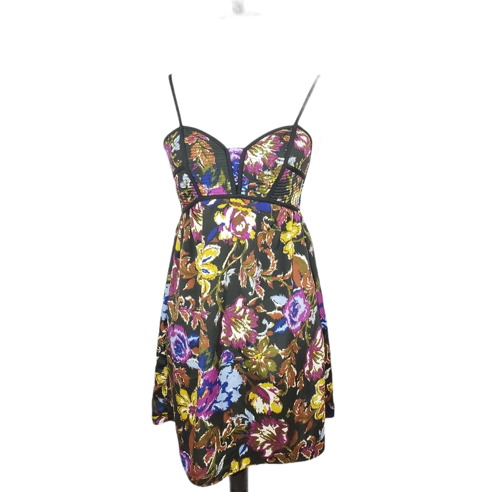♦️5/$20 Xhilaration Multicolored Floral Print Mini-Dress S